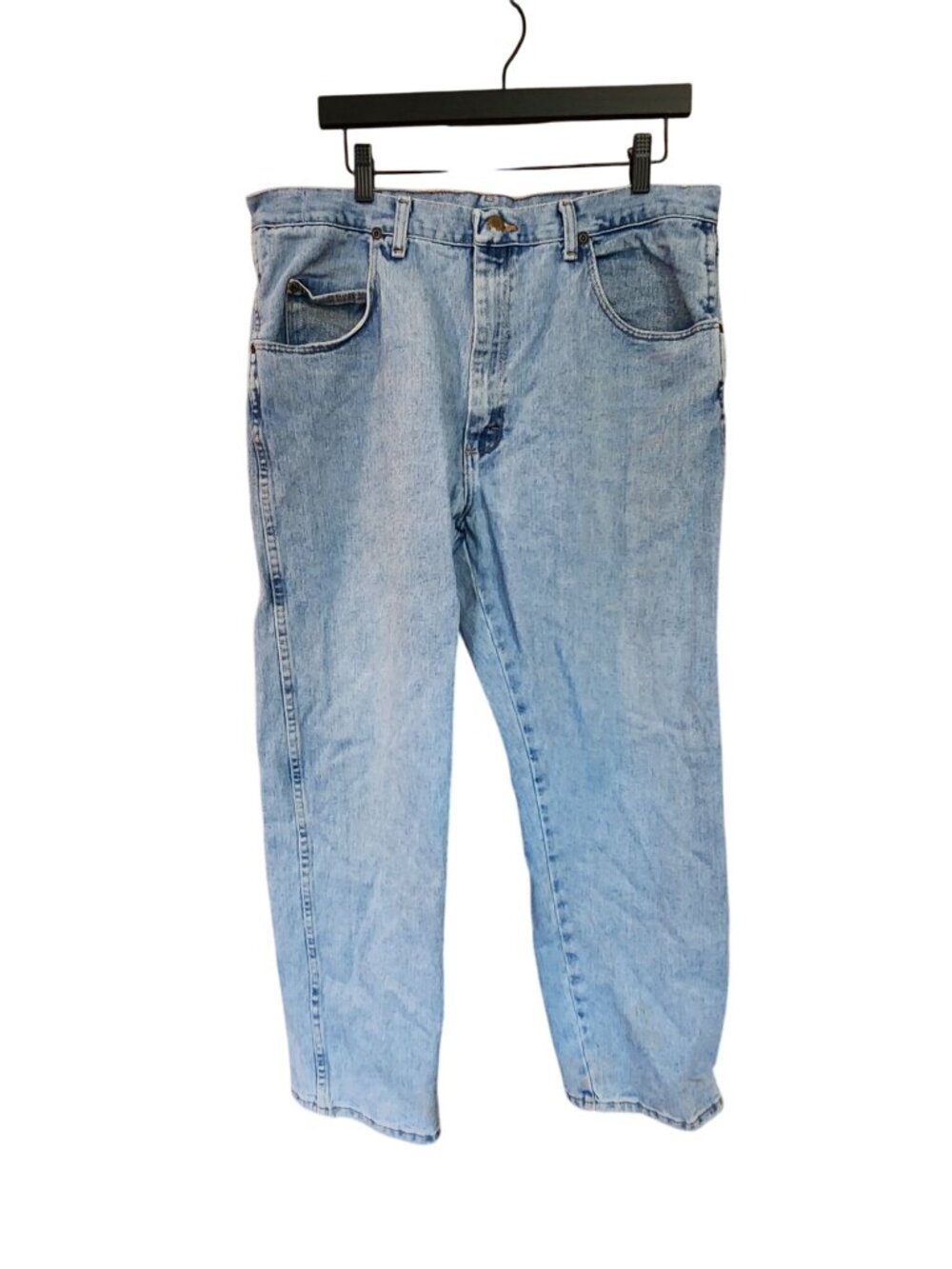 Wrangler Mens Work Denim Jeans Size 38x30 100% Cotton Casual Denim